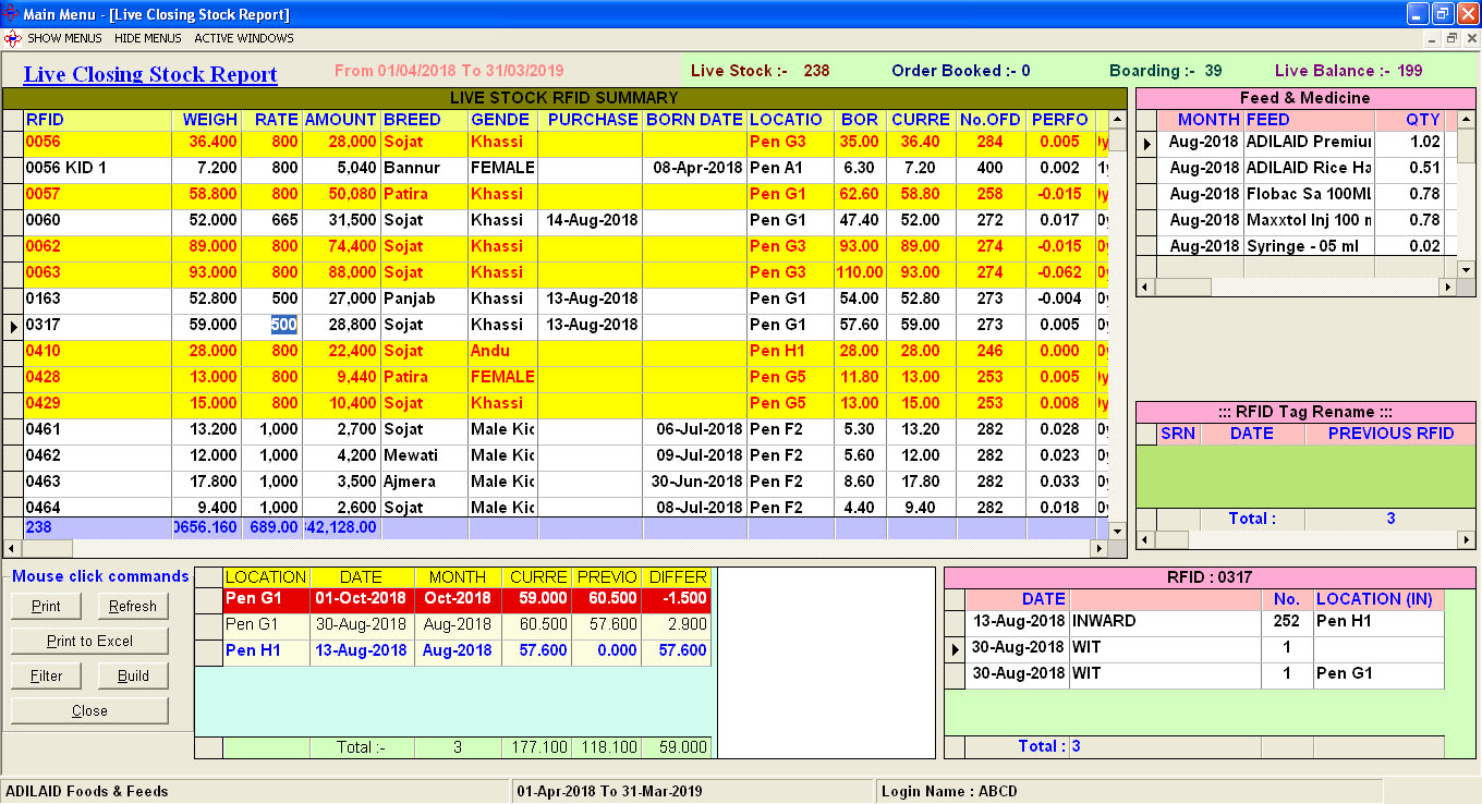 The Goat Farming Sheep Chicken Live Stock Software
